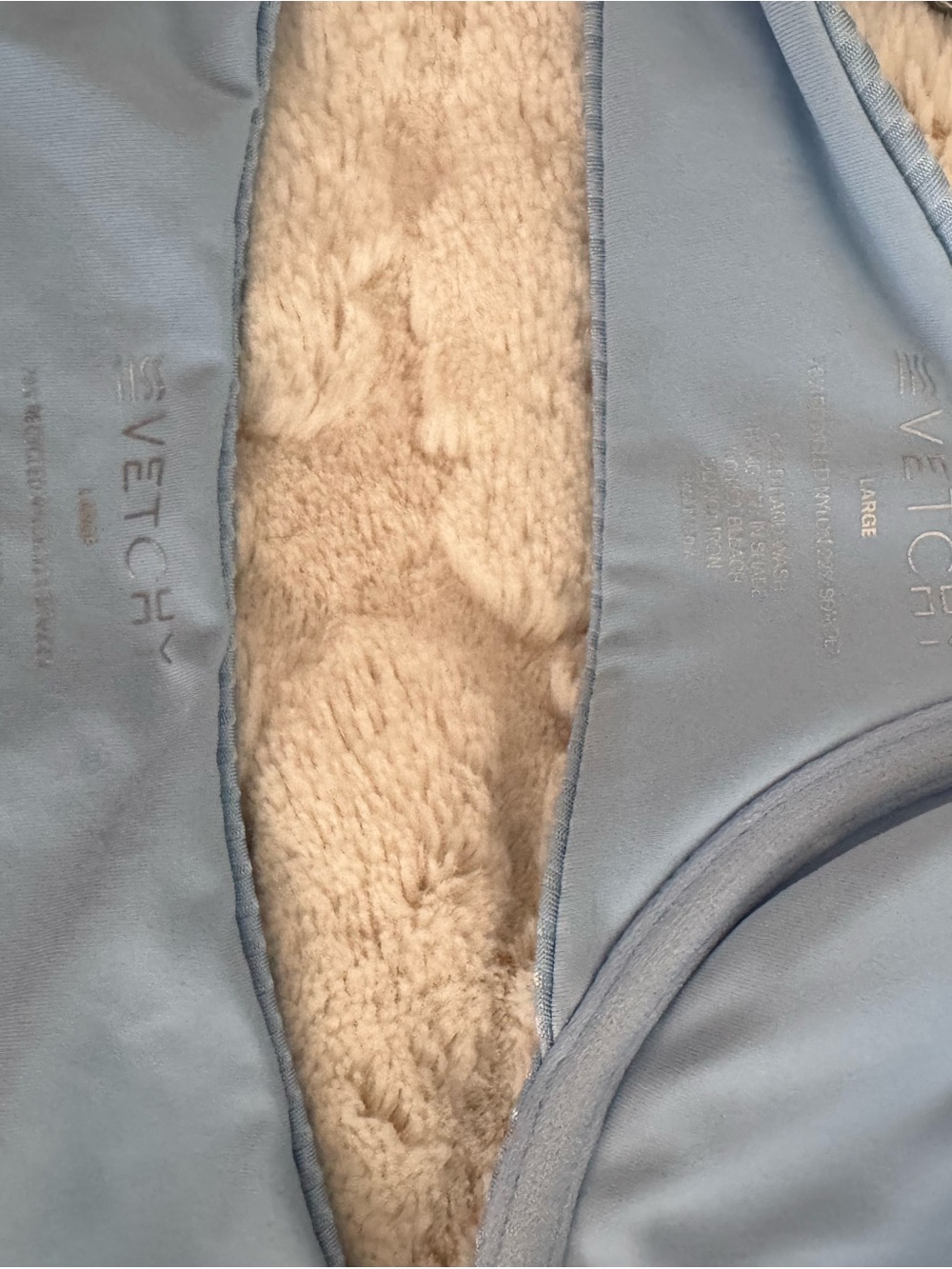 Light Blue Ribbed Bikini Set Vetchy - Picture 3 of 8
